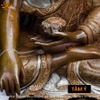 |Cao 49cm| Tượng Phật Thích Ca Bằng Đồng Nguyên Chất, Màu Nâu Bóng Chất TP19 bền đẹp