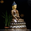 |Cao 49cm| Tượng Phật Thích Ca Bằng Đồng Nguyên, Màu Nâu Bóng Chất TP19 chất lượng cao