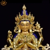 Tượng Phật Quan Âm Tứ Thủ Bằng Đồng Siêu Đẹp TP07 tốt nhất