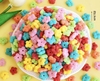 Bột yến mạch (NGŨ CỐC) màu sắc gói 220gam - hình bông hoa mix màu.
