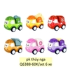 Set 6 ô tô hoạt hình công trình.