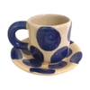 Double espresso set: Bộ ly, tách cà phê Double espresso (Tu Hú Ceramics) - 80ml