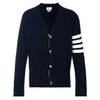 ÁO LEN THOM BROWNE 4-BAR STRIPE CARDIGAN