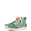 GIÀY CHRISTIAN LOUBOUTIN LOUIS STRASS PYTHON ROCCIA