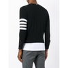 ÁO LEN THOM BROWNE BLACK CLASSIC CARDIGAN