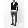 ÁO LEN THOM BROWNE BLACK CLASSIC CARDIGAN