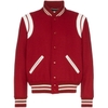 ÁO KHOÁC SAINT LAURENT TEDDY VARSITY BOMBER