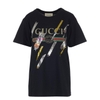 ÁO PHÔNG GUCCI LOGO WITH SHOOTING STARS