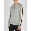 ÁO GUCCI HOODED ZIP WITH GUCCI STRIPE