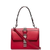 TÚI PRADA RED STUDDED LEATHER