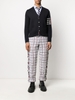 ÁO CARDIGAN THOM BROWNE 4-BAR LION JACQUARD CHUẨN 1:1 AUTHENTIC