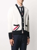 ÁO CARDIGAN THOM BROWNE RWB-STRIPE 4-BAR CHUẨN 1:1 AUTHENTIC