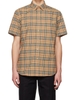 ÁO SƠ MI BURBERRY CHECK PRINT SHORT-SLEEVE CHUẨN 1:1 AUTHENTIC