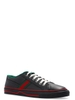 GIÀY GUCCI TENNIS 1977 BLACK LEATHER SNEAKERS CHUẨN 1:1 AUTHENTIC