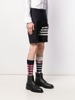 QUẦN SHORT THOM BROWNE 4-BAR NAVY LOW RISE CHUẨN 1:1 AUTHENTIC