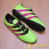 Adidas ACE 16.3 TF Leather- Solar Green/ Shock Pink/ Core Black AQ2063