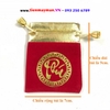 Túi Gấm Nhung Đỏ chữ PHÚC 7x9cm