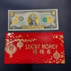 Tiền 2 Đô , 2 USD con Chuột mạ vàng 3D tuổi Tý