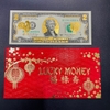 Tiền 2 Đô , 2 USD con Gà mạ vàng 3D tuổi Dậu