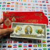 Tiền 2 Đô , 2 USD con Khỉ mạ vàng 3D tuổi Thân