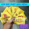 Kim Bài Phật Bản Mệnh 12 Con Giáp - TUỔI SỬU - HƯ KHÔNG TẠNG BỒ TÁT may mắn, cầu bình an - THẺ PLASTIC