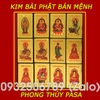 Kim Bài Phật Bản Mệnh - TUỔI HỢI - PHẬT A DI ĐÀ bỏ túi ví, ốp đt, Bình An May Mắn - THẺ PLASTIC