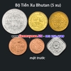 Bộ tiền xu Bhutan 5 xu