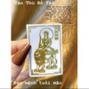 Miếng dán điện thoại Linh Phù Phật Bản Mệnh TUỔI MÃO - VĂN THÙ BỒ TÁT phù hợp dán điện thoại, bỏ ví