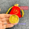 Tiền xu hình con mèo mạ vàng Úc (tặng hộp nhung đỏ)
