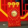 Bao lì xì con mèo vàng 24k 0.1g