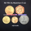 Bộ tiền xu Myanmar 5 xu