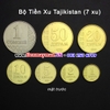 Bộ tiền xu Tajikistan 7 xu