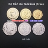 Bộ tiền xu Tanzania 6 xu