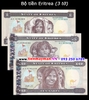 Bộ tiền Eritrea 3 tờ 1 5 10 Nakfa