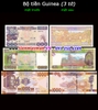 Bộ tiền Guinea 3 tờ 100 500 1000 Francs