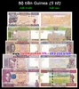 Bộ tiền Guinea 5 tờ 100 500 1000 5000 10000 Francs