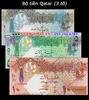 Bộ tiền Qatar 3 tờ 1 5 10 Riyals