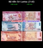 Bộ tiền Sri Lanka 3 tờ 20 50 100 Rupees 2010