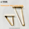 Triangular table leg frame, matte black paint - Processed by Vinahardware (VNH)