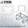 Meeting table frame - Removable design by VNH