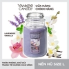 Nến thơm Yankee Candle, Nến hũ size L, Mùi Lavender Vanilla