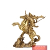 Quan công cưỡi ngựa đồng nguyên chất 29x15x34cm - 5kg