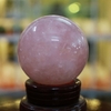 Quả cầu thạch anh hồng tự nhiên ĐK 6.9cm - 0.45kg - MTC135