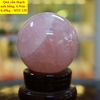 Quả cầu thạch anh hồng tự nhiên ĐK 6.9cm - 0.45kg - MTC135