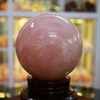 Quả cầu thạch anh hồng tự nhiên ĐK 11.2cm - 1.95kg - MTA157
