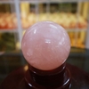 Quả cầu thạch anh hồng tự nhiên ĐK 8cm - 0.7kg - MTB202