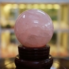 Quả cầu thạch anh hồng tự nhiên ĐK 6.6cm - 0.4kg - MTB212