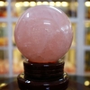 Quả cầu thạch anh hồng tự nhiên ĐK 10.7cm - 1.7kg - MTB216