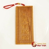 Thẻ Bài Thiên Quan Tứ Phước Gỗ Đào Loại Đứng 18x8x1cm