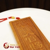 Thẻ Bài Thiên Quan Tứ Phước Gỗ Đào Loại Đứng 18x8x1cm